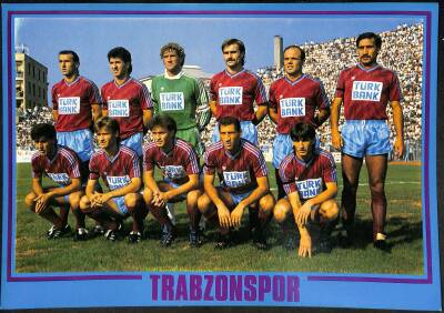 Trabzonspor Futbol Takımı Kartpostal KRT17855 - 1