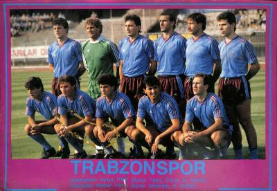 Trabzonspor Futbol Takımı Kartpostal KRT17856 - 1