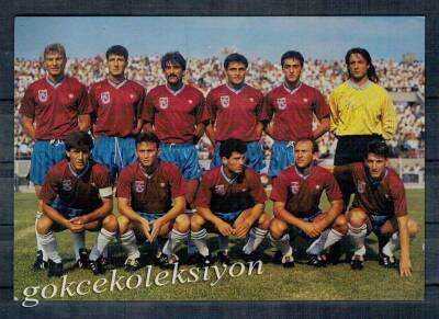 Trabzonspor Futbol Takımı Kartpostal KRT4850 - 1