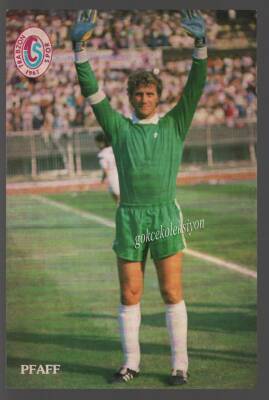 Trabzonspor Futbolcusu Jean Marie Pfaff Kartpostal KRT5522 - 1