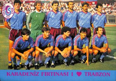 Trabzonspor Kadro Kartpostal (Büyük Boy) KRT19941 - 1