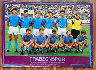 Trabzonspor Oyuncu Kadrosu (34x48cm) Kartpostal KRT11152 - 1