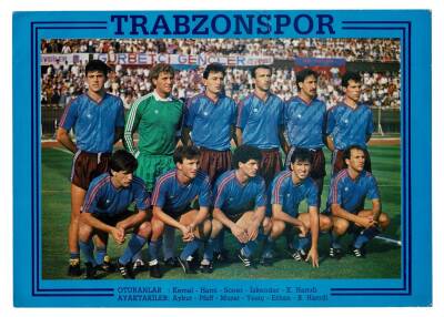 Trabzonspor Oyuncu Kadrosu (Büyük Boy) Kartpostal KRT10909 - 1