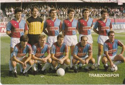 Trabzonspor Oyuncu Kadrosu Kartpostal KRT10108 - 1