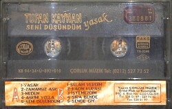 Tufan Kayhan - Yasak / Seni Düşündüm Kaset (Kırmızı Bandrol - İkinci El) KST27461 - 2