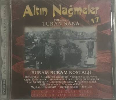 Turan Saka *Altın Nağmeler 17 * ( İkinci El ) CD Müzik CD2516 - 1