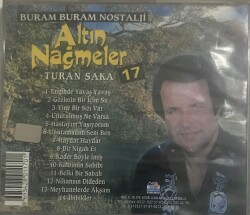 Turan Saka *Altın Nağmeler 17 * ( İkinci El ) CD Müzik CD2516 - 2