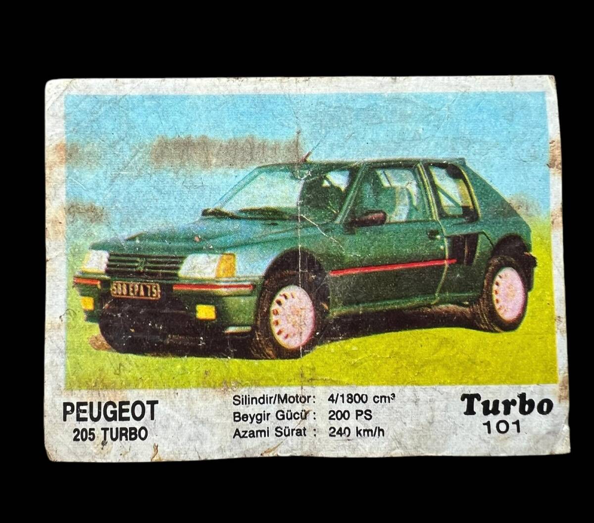 TURBO KENT No 101 Sakız Kağıdı Stickers SKZ671 - 1