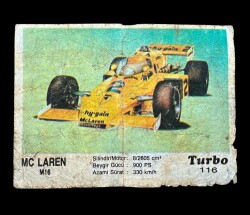 TURBO KENT No 116 Sakız Kağıdı Stickers SKZ659 - 1