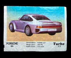 TURBO KENT No 77 Sakız Kağıdı Stickers SKZ694 - 1