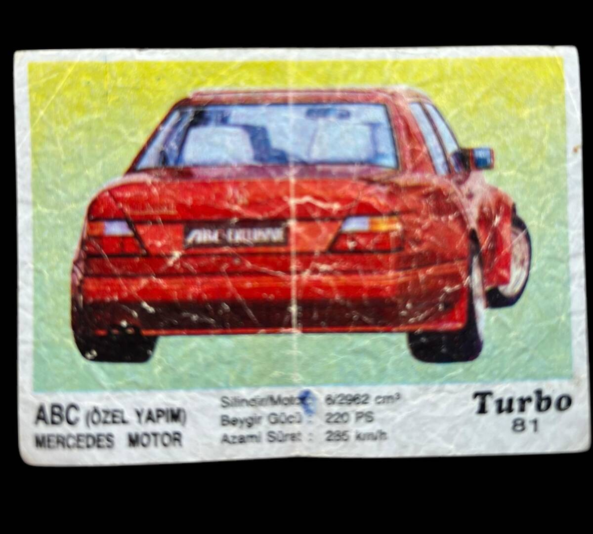 TURBO KENT No 81 Sakız Kağıdı Stickers SKZ690 - 1