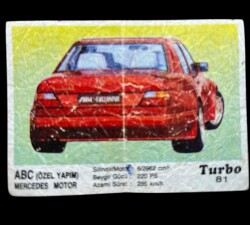 TURBO KENT No 81 Sakız Kağıdı Stickers SKZ690 - 3