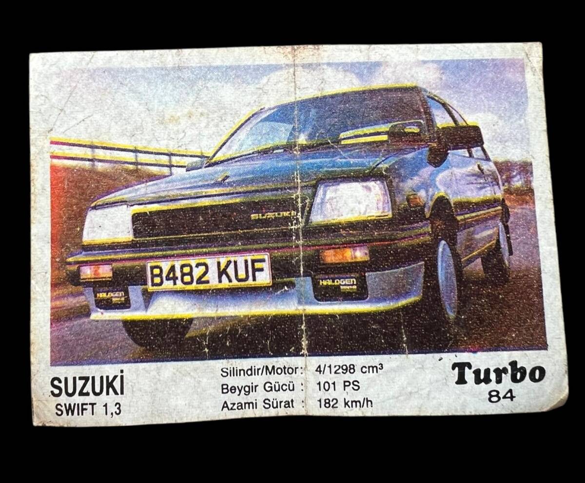 TURBO KENT No 84 Sakız Kağıdı Stickers SKZ687 - 1