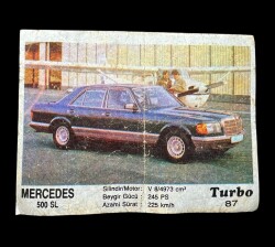 TURBO KENT No 87 Sakız Kağıdı Stickers SKZ684 - 1