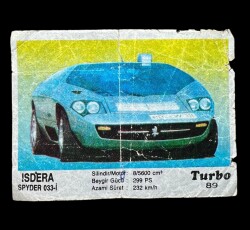 TURBO KENT No 89 Sakız Kağıdı Stickers SKZ682 - 1