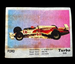 TURBO KENT No 96 Sakız Kağıdı Stickers SKZ676 - 1