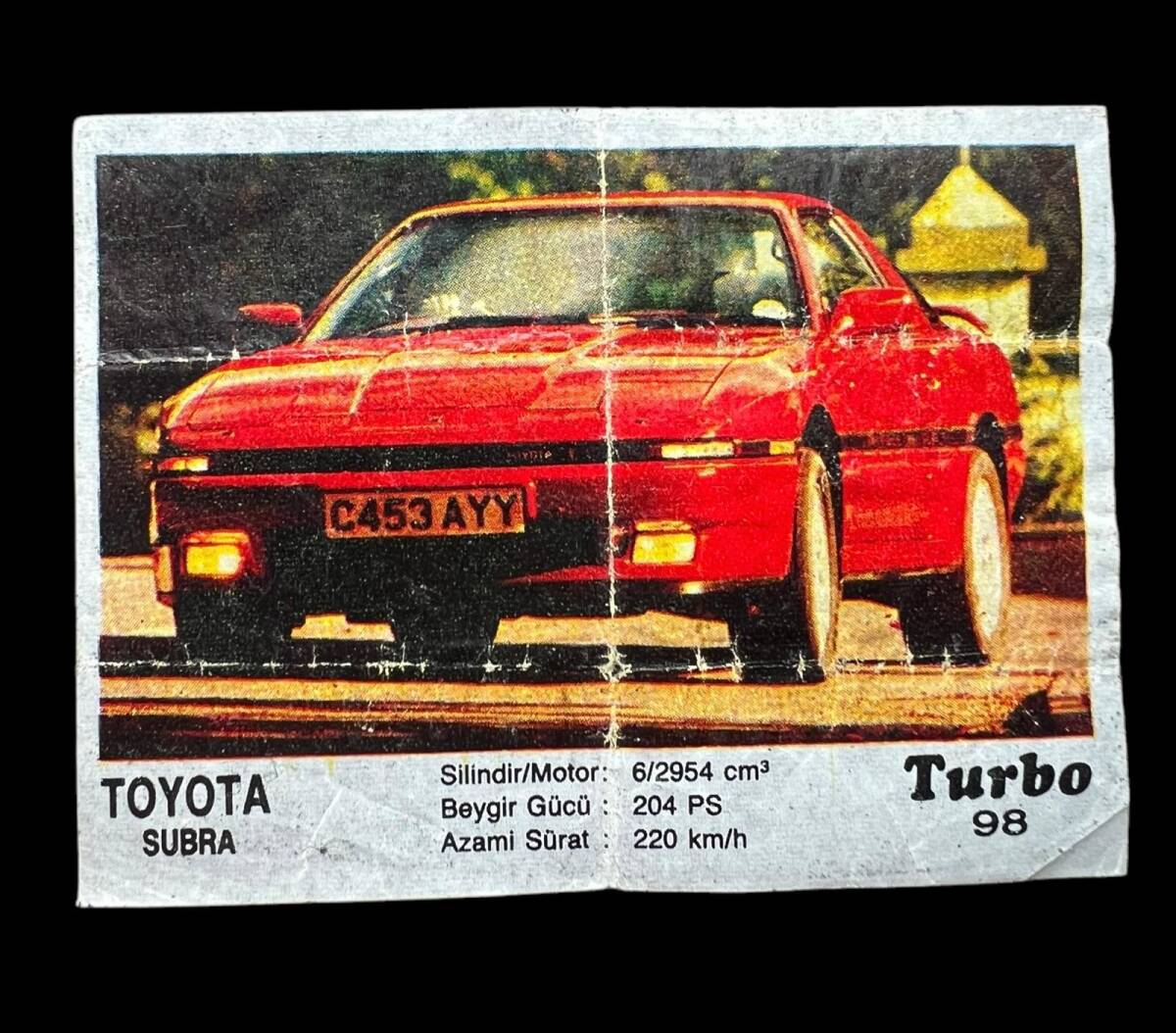 TURBO KENT No 98 Sakız Kağıdı Stickers SKZ674 - 1