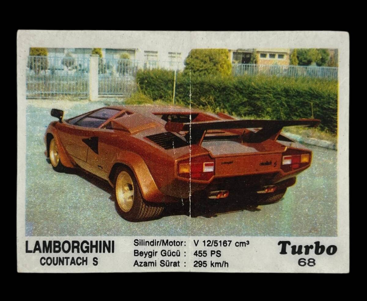 TURBO Orjinal Sticker Sakız Kağıdı No 68 SKZ463 - 1