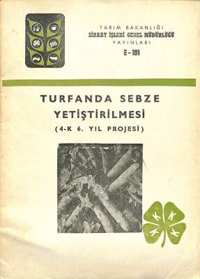 Turfanda Sebze Yetiştirilmesi (4-K 6. Yıl Projesi) KTP1987 - 1