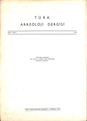 TÜRK ARKEOLOJİ DERGİSİ XVII-2 1968 KTP2874 - 1