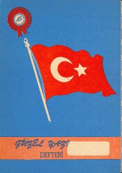 Türk Bayrağı Eski Okul Defteri 1970li Yıllar DFT47 - 1