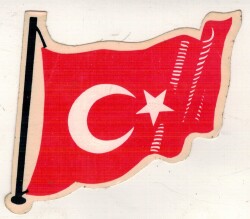 Türk Bayrağı Sticker AKS1476 - 1