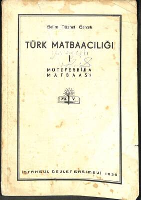 Türk Matbaacılığı 1 KTP1708 - 1