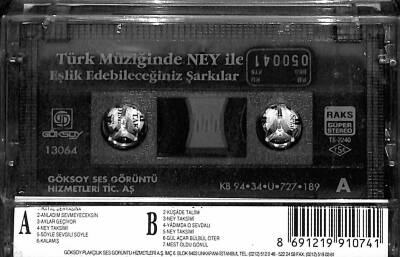 Türk Müziğinde Ney ile Eşlik Edebileceğiniz Şarkılar 1 - Kaset (İkinci El) KST24960 - 2