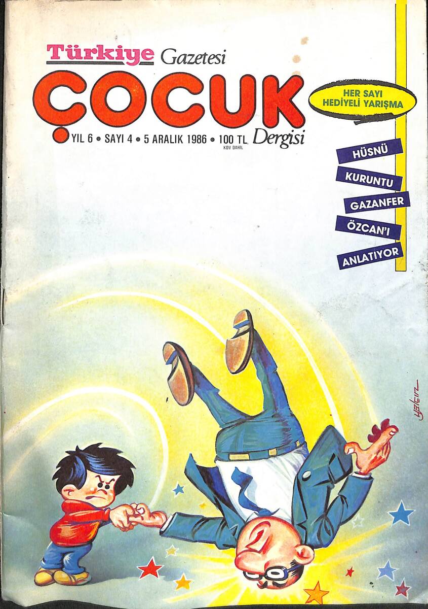 Türkiye Çocuk Dergisi Sayı : 4 / 5 Aralık 1986 NDR89028 - 1