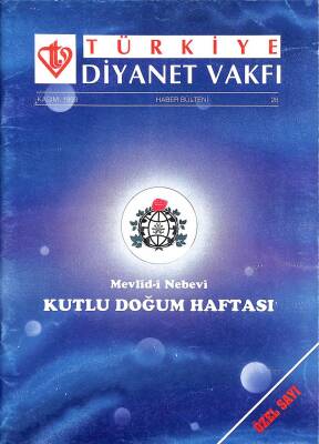 Türkiye Diyanet Vakfı Kasım 1993 Sayı28 KTP3342 - 1