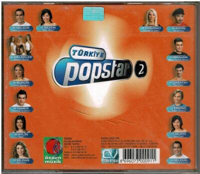 Türkiye *Popstar 2* CD Müzik CD581 - 8