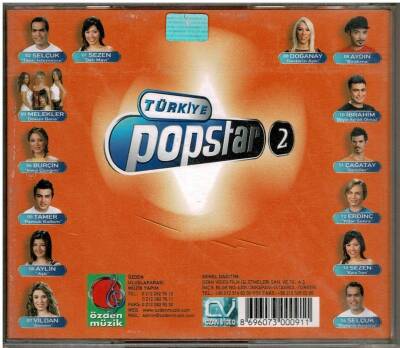 Türkiye *Popstar 2* CD Müzik CD581 - 6