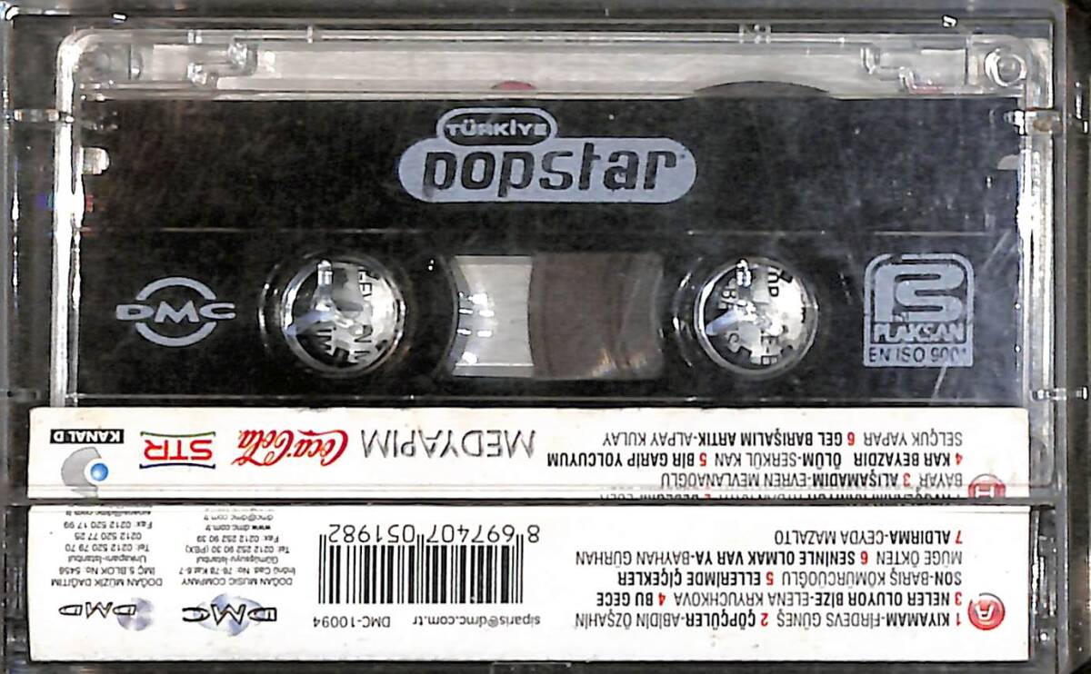 Türkiye Popstar Kaset (İkinci El) KST26512 - 2