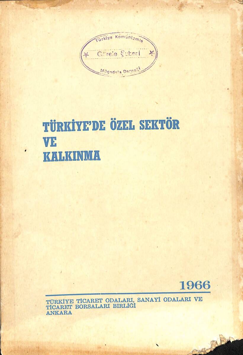 Türkiye'de Özel Sektör Ve Kalkınma NDR91295 - 1