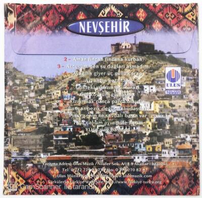 Türkülerle Türkiye Nevşehir CD Müzik CD820 - 4