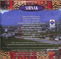 Türkülerle Türkiye Şırnak CD Müzik CD2801 - 8