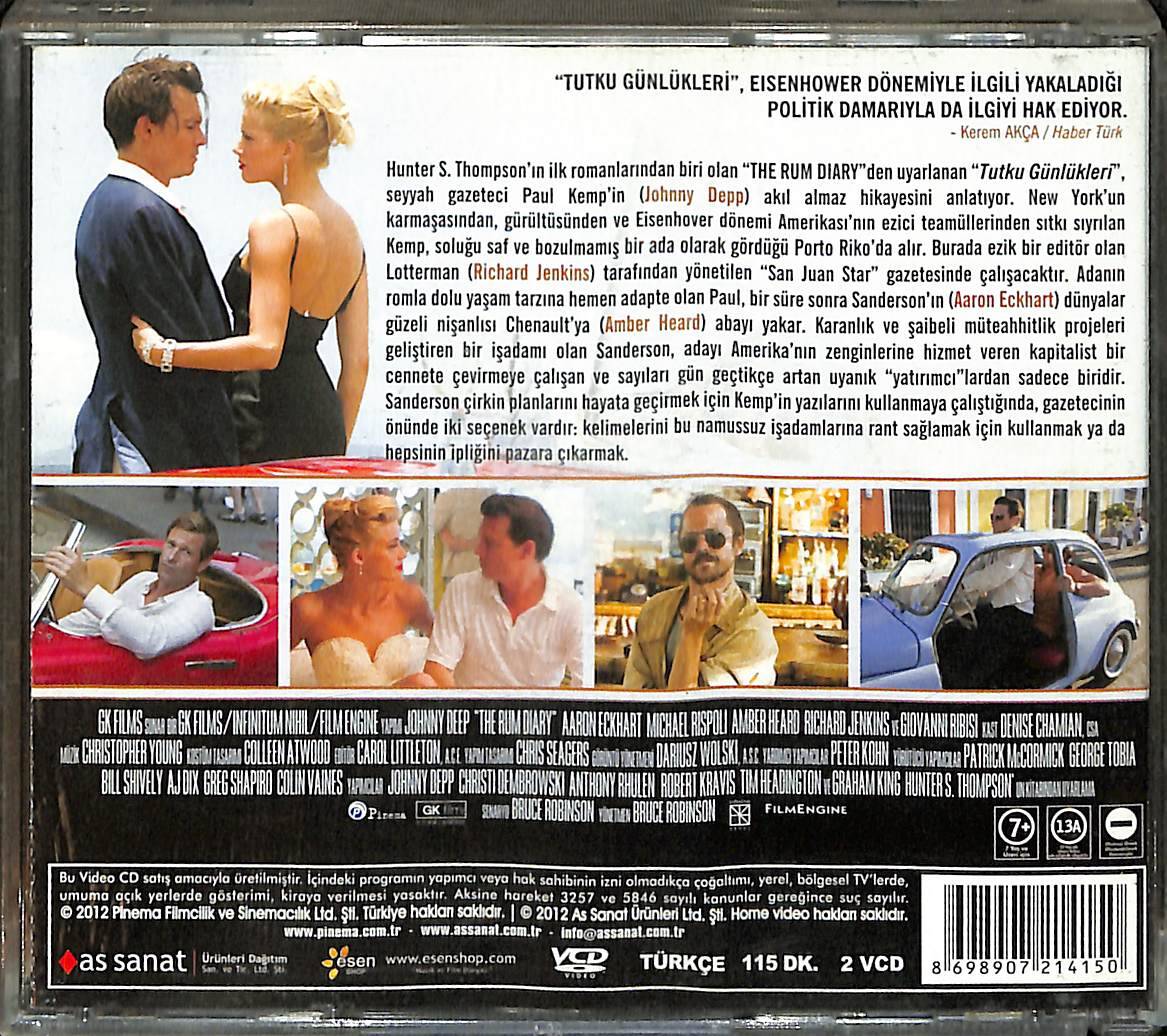 Tutku Günlükleri VCD Film (İkinci El) VCD25785 - 2