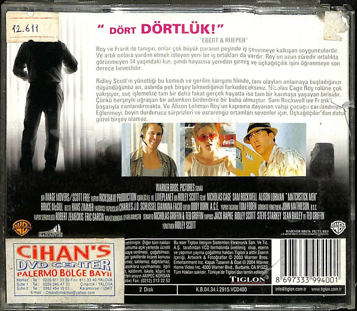 Üçkağıtçılar (Nicolas Cage) VCD Film VCD14925 - 2