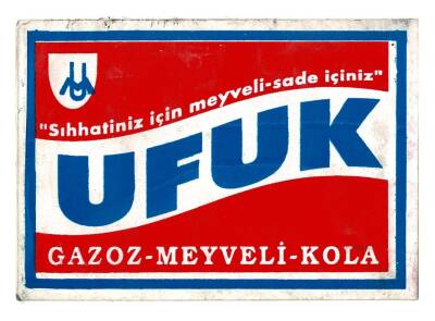 Ufuk Gazoz Marka Eski Bakkal Sticker EFM1301 - 1