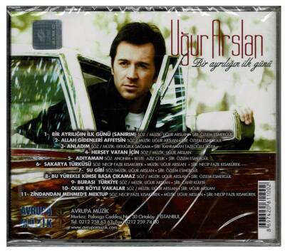 Uğur Arslan - Bir Ayrılığın İlk Günü CD Müzik CD308 - 4