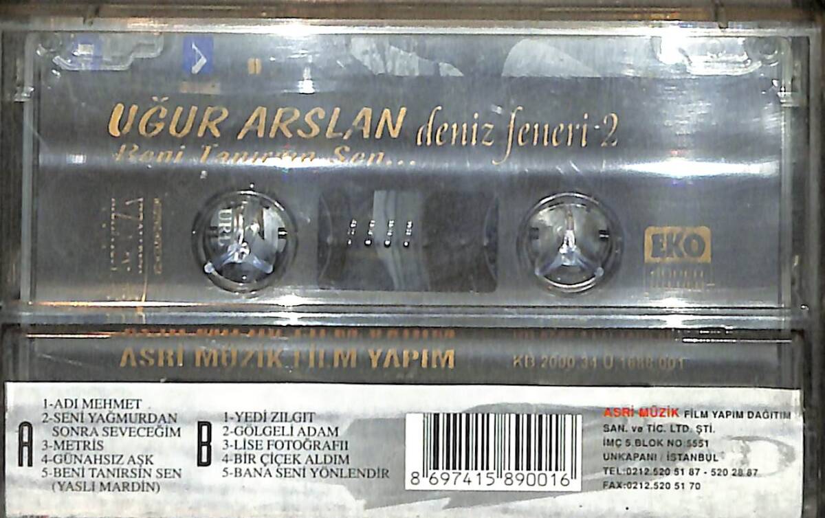 Uğur Arslan - Deniz Feneri 2 Kaset (İkinci El) KST27544 - 2