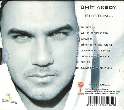 Ümit Aksoy - Sustum (Sıfır Ürün) CD Müzik CD1997 - 2