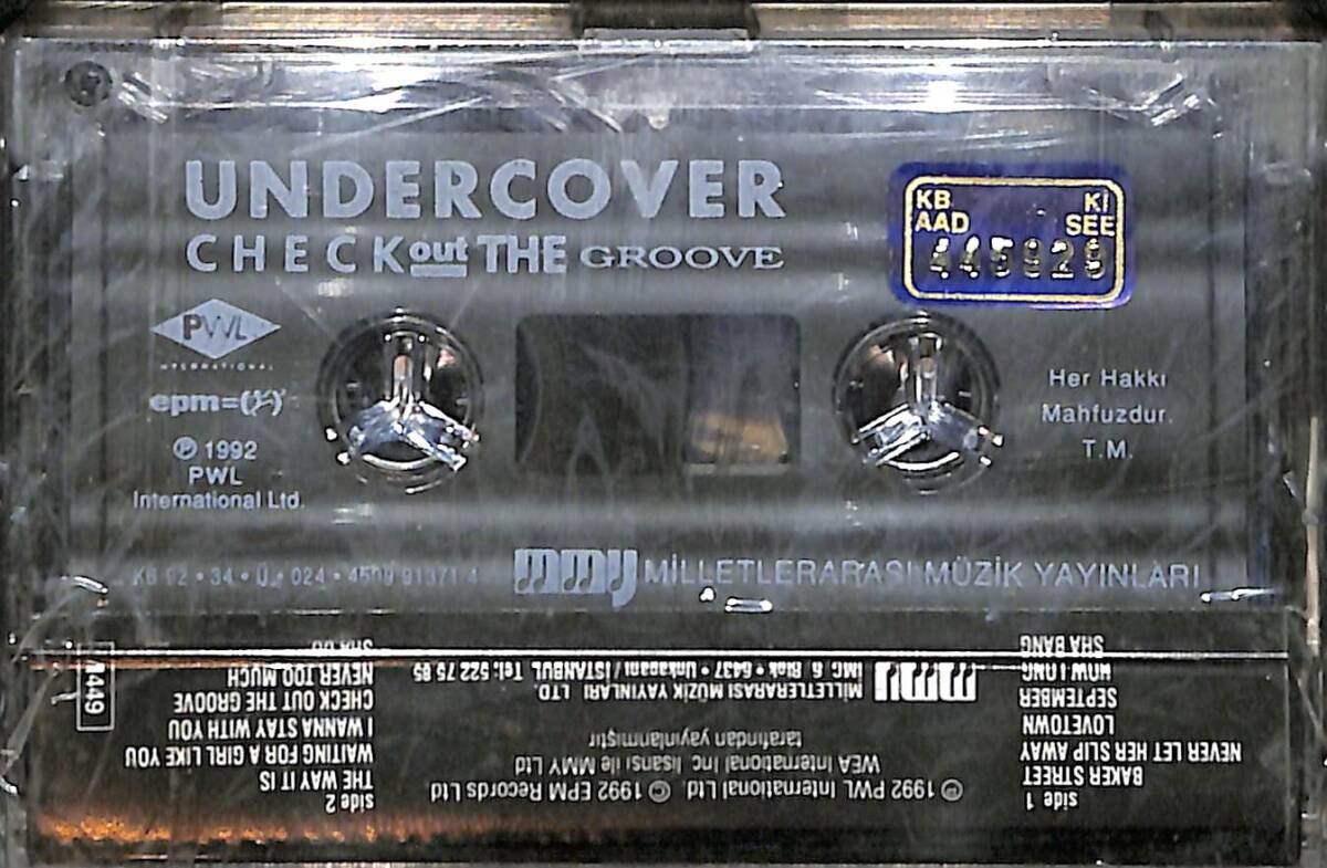 Undercover - Check Out The Groove Kaset (Lacivert Bandrol - Sıfır) KST27229 - 2