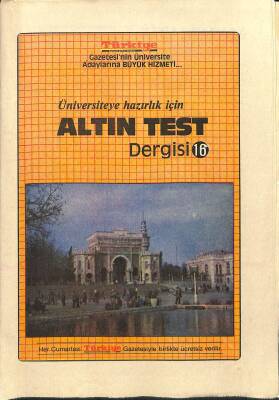 Üniversiteye Hazırlık İçin Altın Test Dergisi Sayı 16 NDR83165 - 1