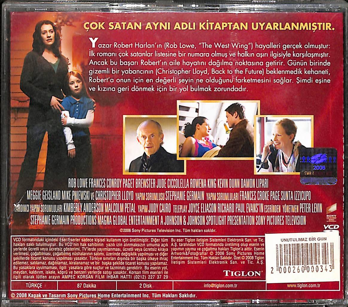 Unutulmaz Bir Gün VCD Film (İkinci El) VCD26039 - 2