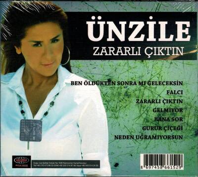 Ünzile - Zararlı Çıktın ( Sıfır Ürün ) CD Müzik CD732 - 8