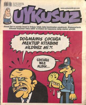 Uykusuz Haftalık Mizah Dergisi Sayı 187 31 Mart 2011 NDR83455 - 1