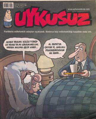 Uykusuz Haftalık Mizah Dergisi Sayı 189 14 Nisan 2011 NDR83456 - 1