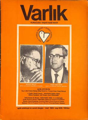 Varlık Aylık Edebiyat Ve Sanat Degisi Mart 1983 Sayı906 Bertolt Brecht Dilinin Ve Şiirinin Kaynakları - Yaşar Nabi Nayır Sanat Ve Edebiyat Üzerine Görüşleri NDR81533 - 1