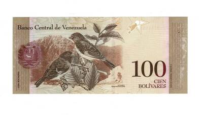 Venezuela 100 Bolivares 2015 ÇİL YKP7798 - 2